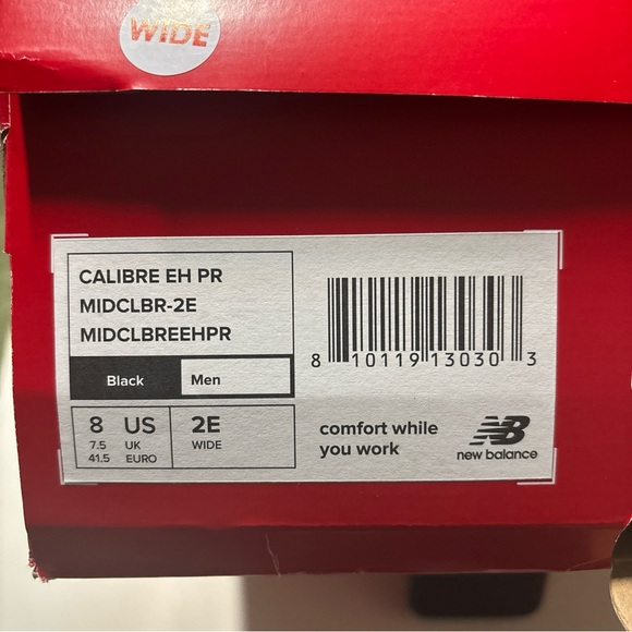 BRAND NEW New Balance Calibre Work Boots Mens Size 8 Wide MIDCLBR-2E - Picture 14 of 15